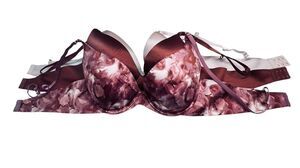 Danskin Intimates 3-Pack Underwire Bra Set - Plum, Maroon, & pink
